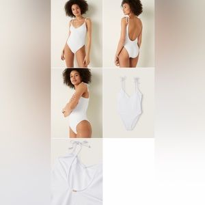***SOLD***Essential pure white one piece swimsuit***SOLD***